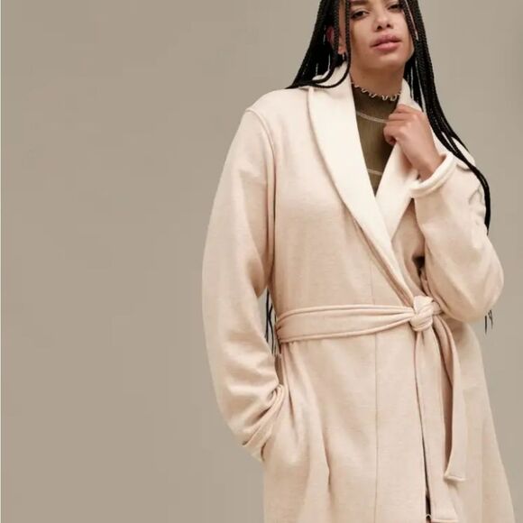 Ugg Duffield Robe- Oatmeal Heather - Picture 5 of 9